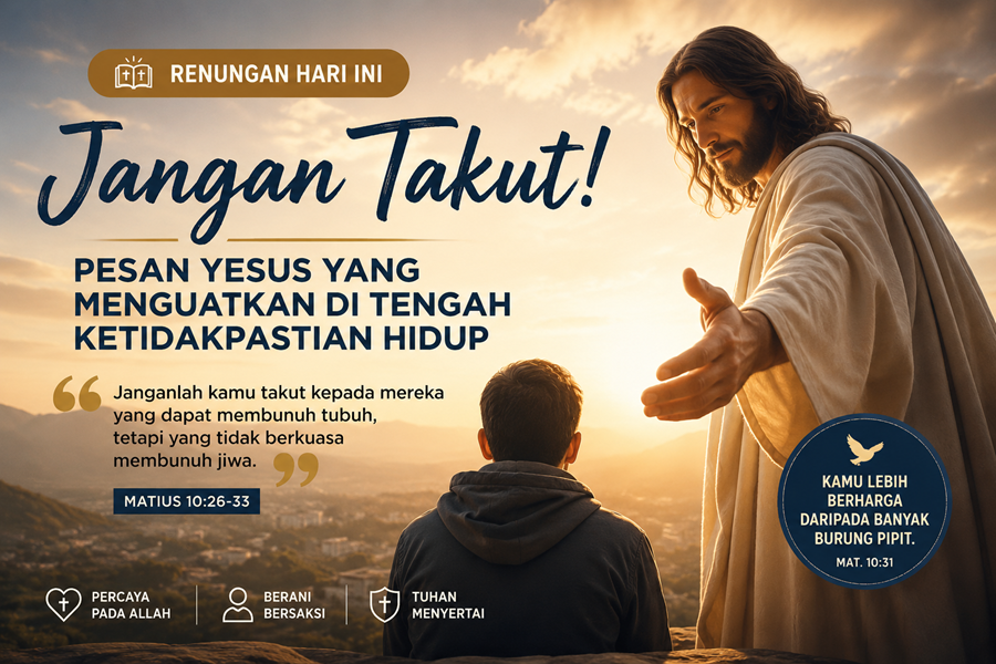Takut pada Manusia atau Percaya pada Tuhan